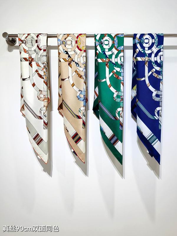 Hermes silk Scarf 90X90cm E032918